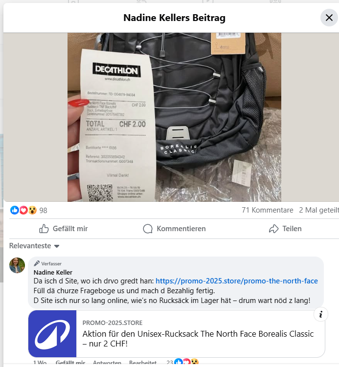 Facebook-Fake-Gewinnspiele