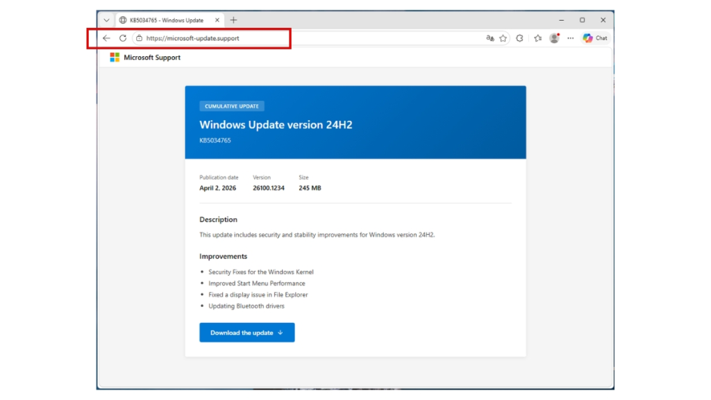 Fake-Windows-Update: Passwörter in Gefahr